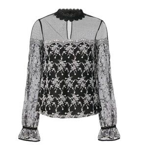 Intermix Amira Embroidered Blouse